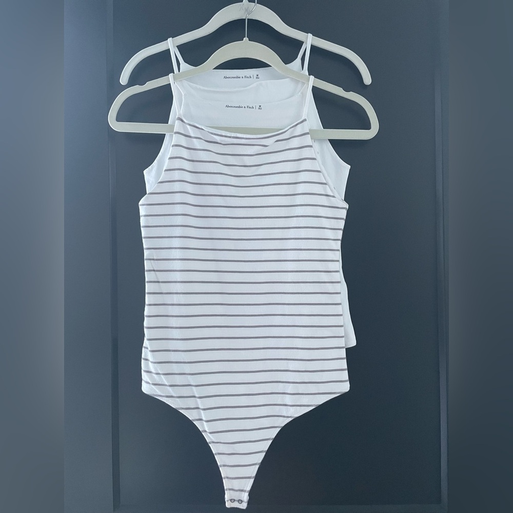 Abercrombie Boatneck Bodysuit Tanks - Bundle of 2